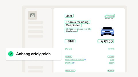 Das intelligente Quittungspostfach von Payhawk scannt jetzt die gesamte E-Mail und stellt sicher, dass keine Quittungen oder Rechnungen übersehen werden